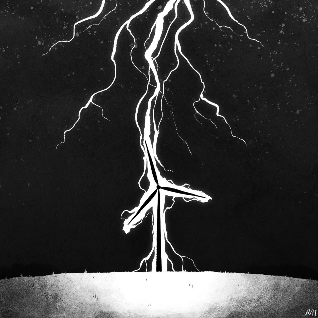 ‘Thunder.’ Ink, Digital. 2018.