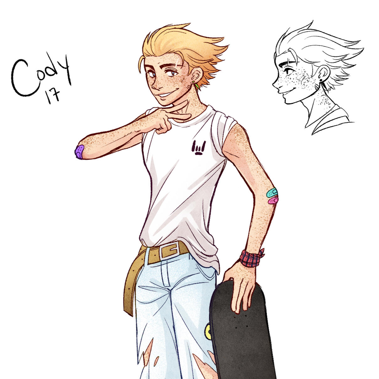 'Cody O'Flaherty.' CLEARSHORE. Ink, Digital. 2021.