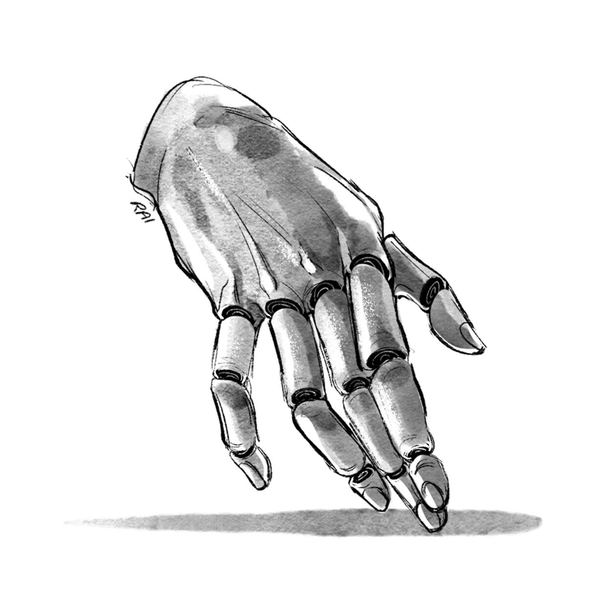 ‘Chop.’ Ink, Digital. 2018.