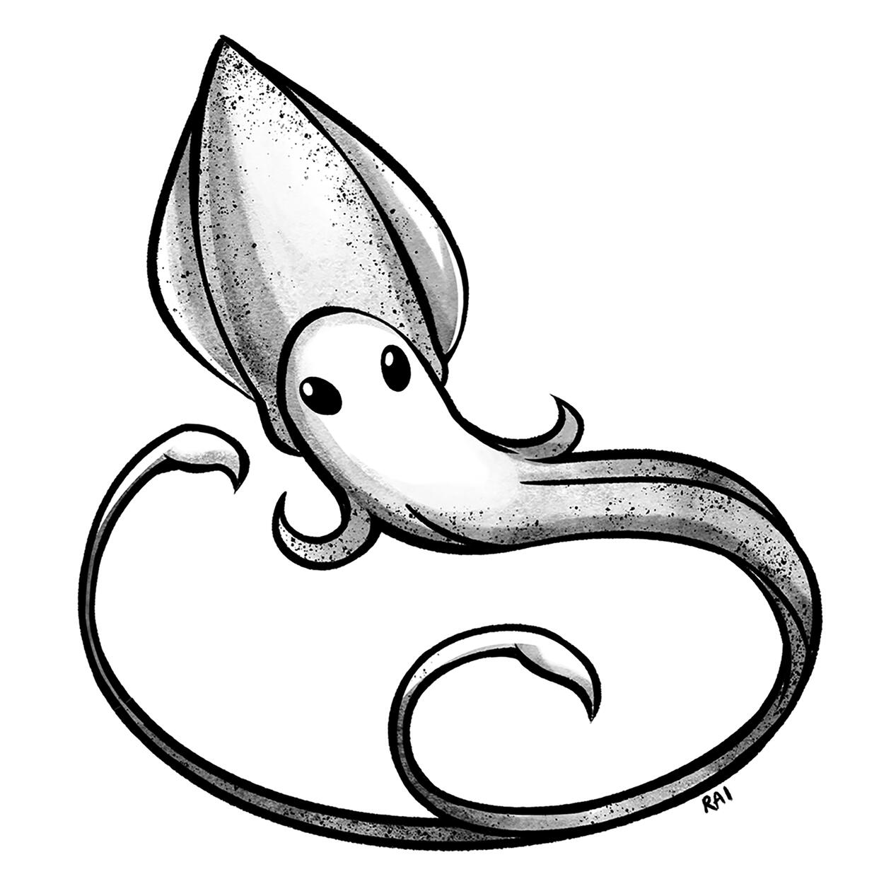 ‘Flowing.’ Commission for Eric Basini. Ink, Digital. 2018.