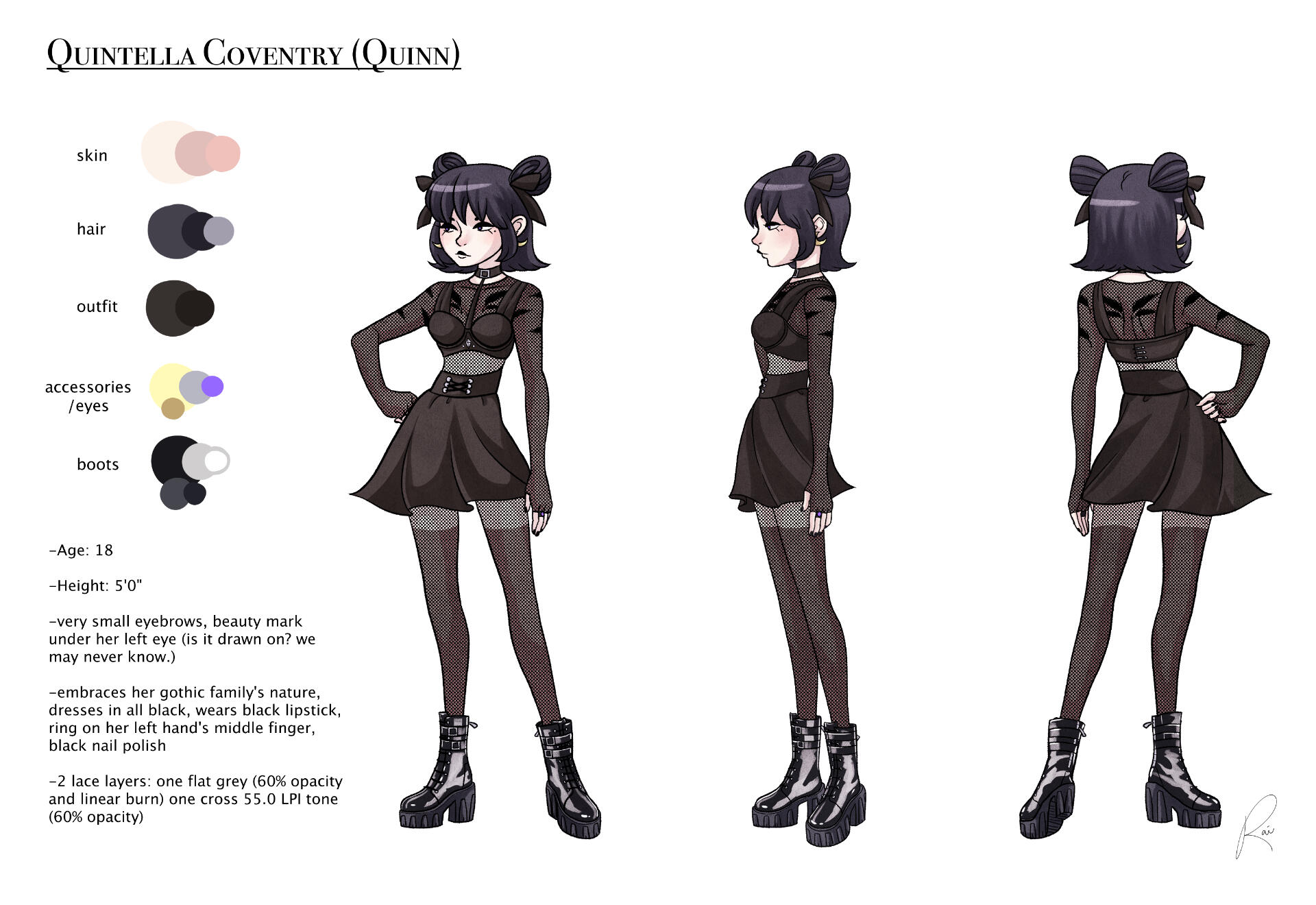 'Quinn.' BAD CONSCIENCE. Ink, Digital. 2021.