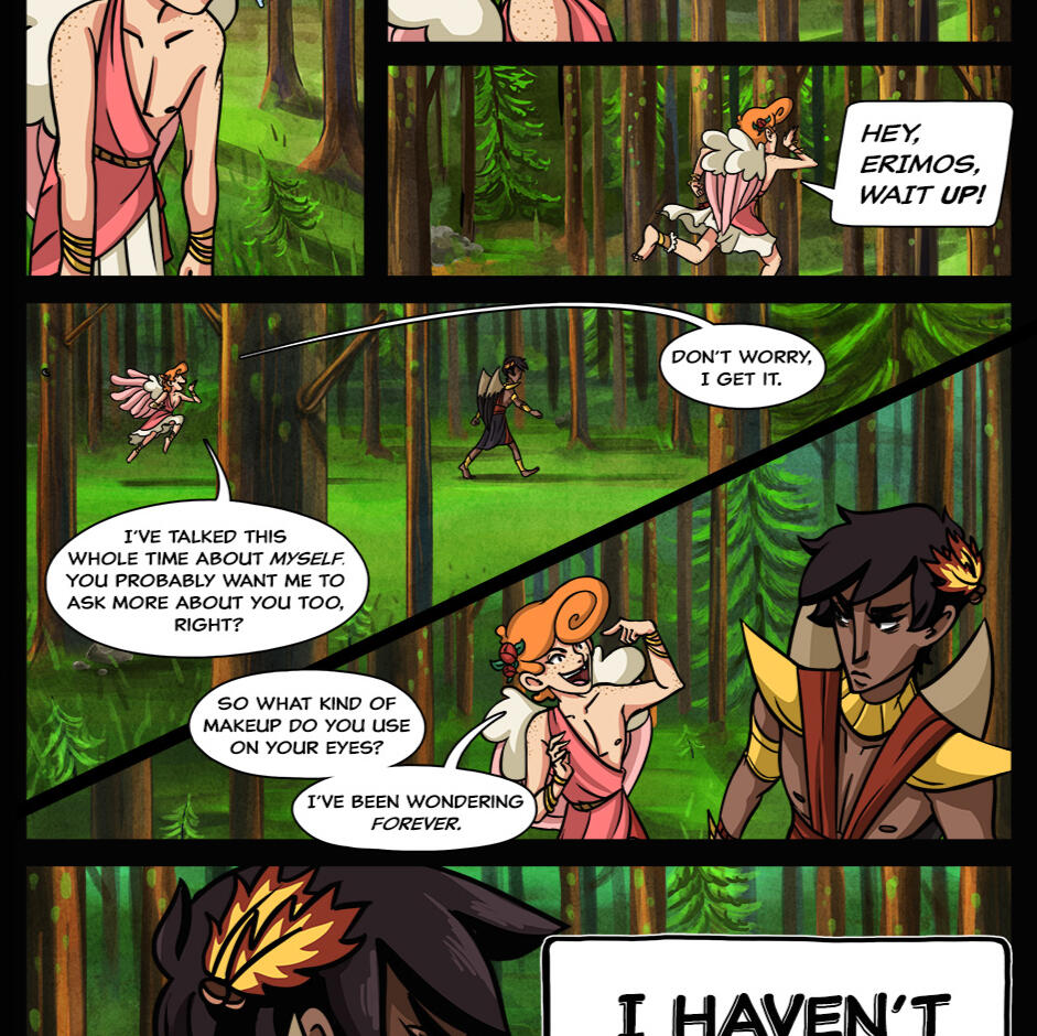 'Guyliner.' THE ALATI CHRONICLES. Ink, Digital. 2016.