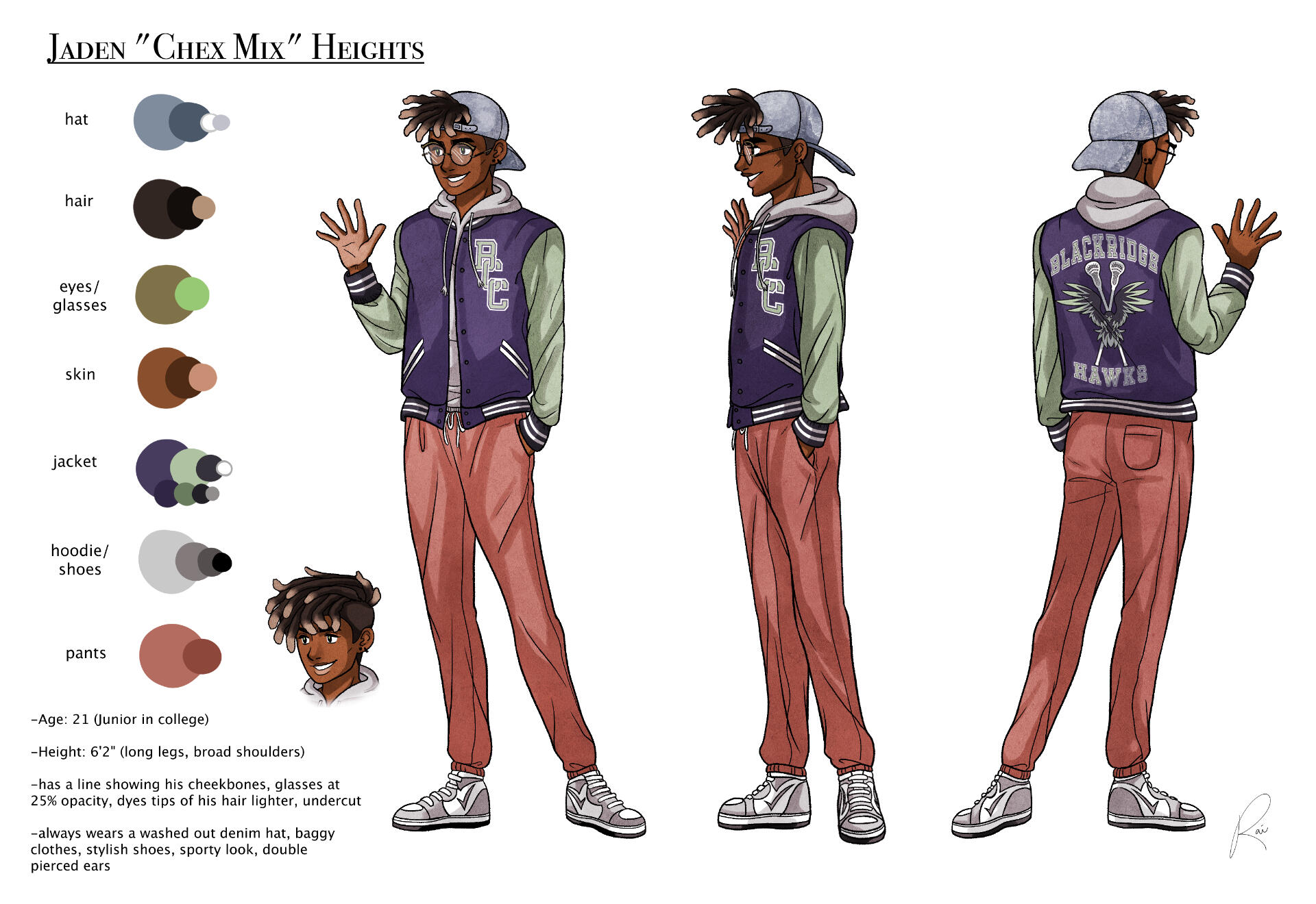 'Jaden.' BAD CONSCIENCE. Ink, Digital. 2021.